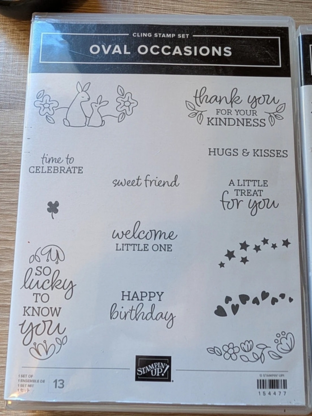 Stampin' Up! Oval Occasions, Quite Curvy, Special Moments, Warm & Toasty! Clear